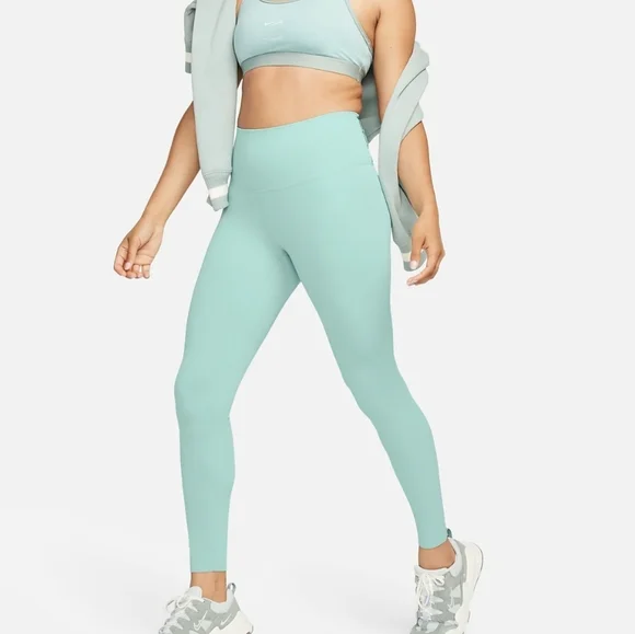 Nike zenvy legging gentle support high rise aqua blue - Picture 1 of 6